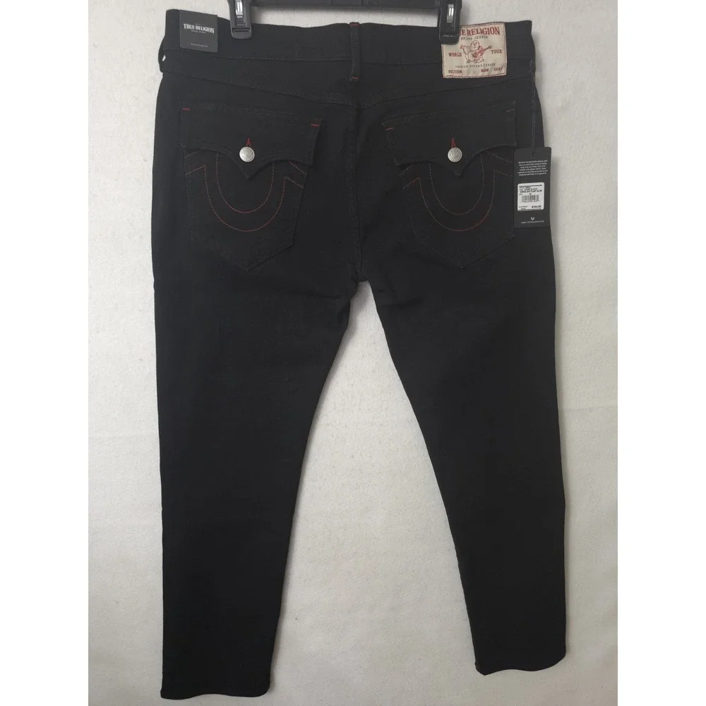 True Religion SN flap Slim‎ Color RINSE black Stile 700817 Size 36x32